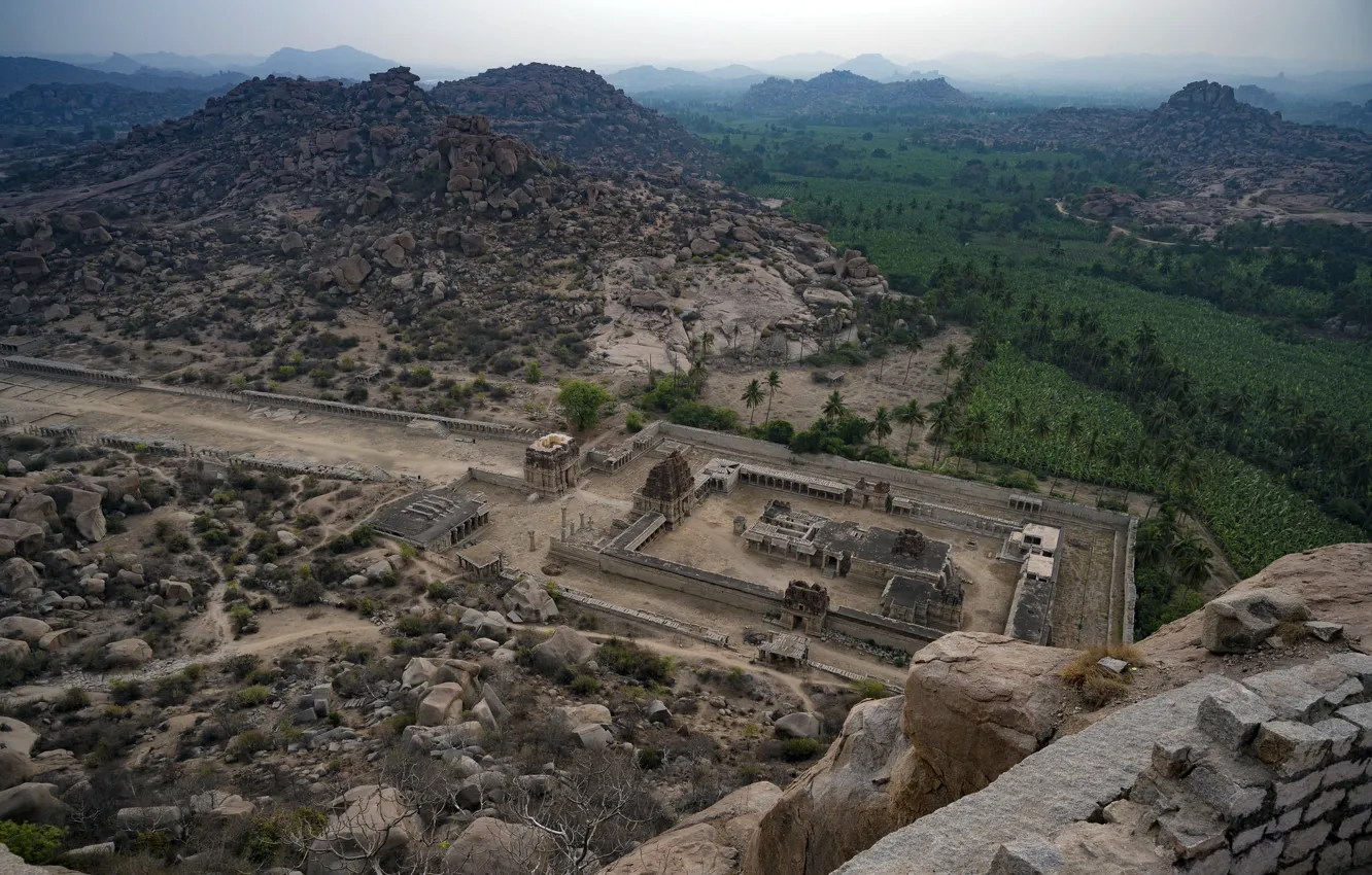 Photo wallpaper India, Karnataka, Hampi