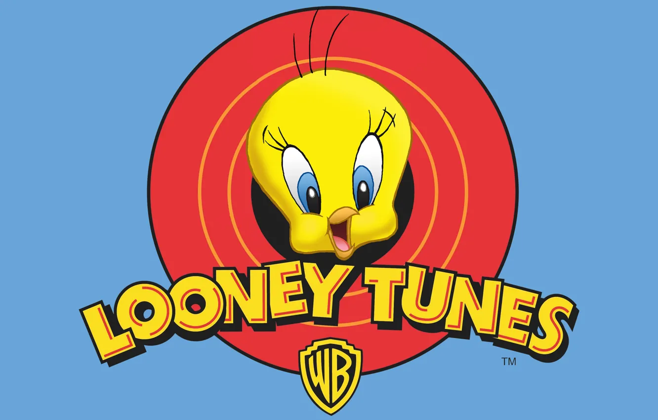 Photo wallpaper Cartoon, Looney Tunes, Tweety, Canary