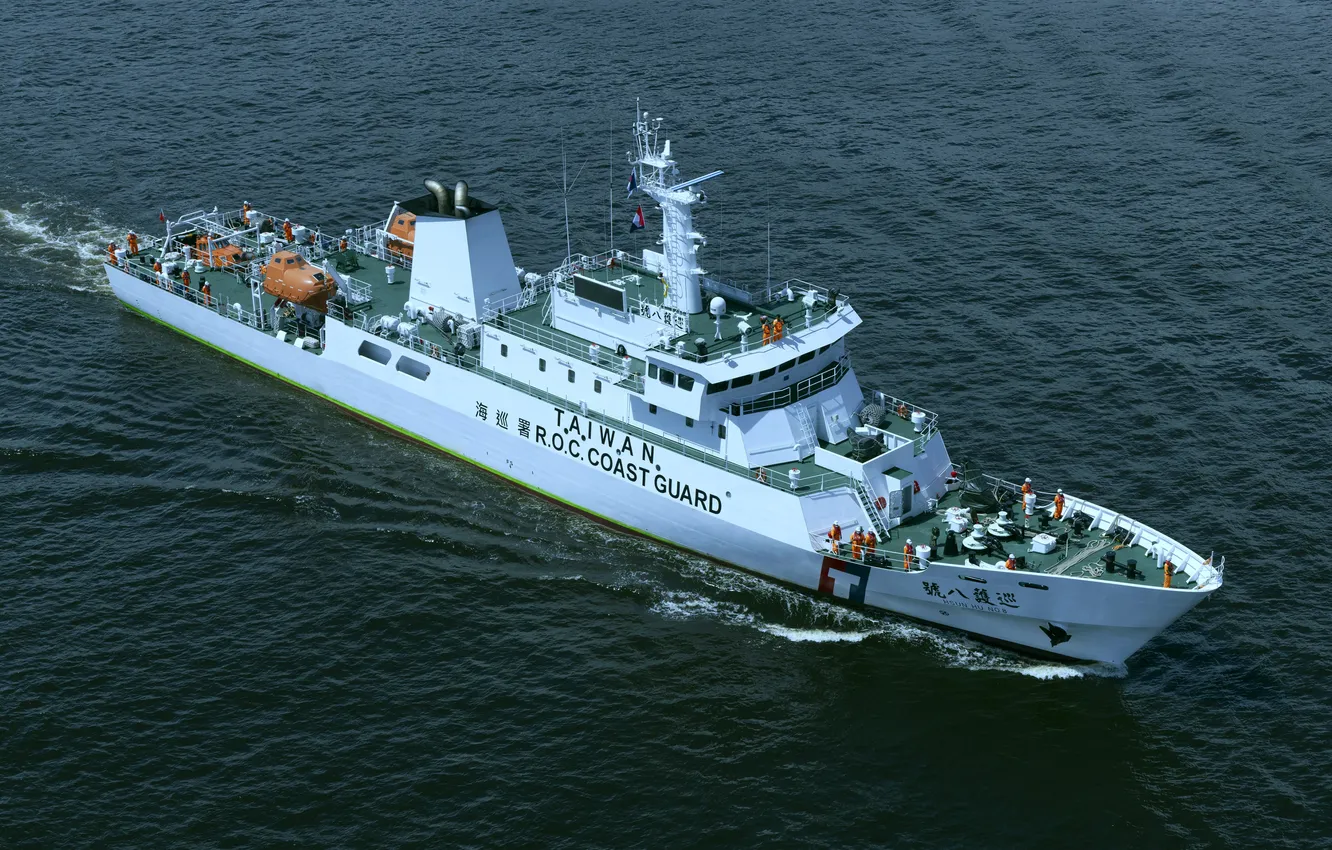 Photo wallpaper ship, Taiwan, the coast guard, patrol, FPV Hsun-Hu No.8