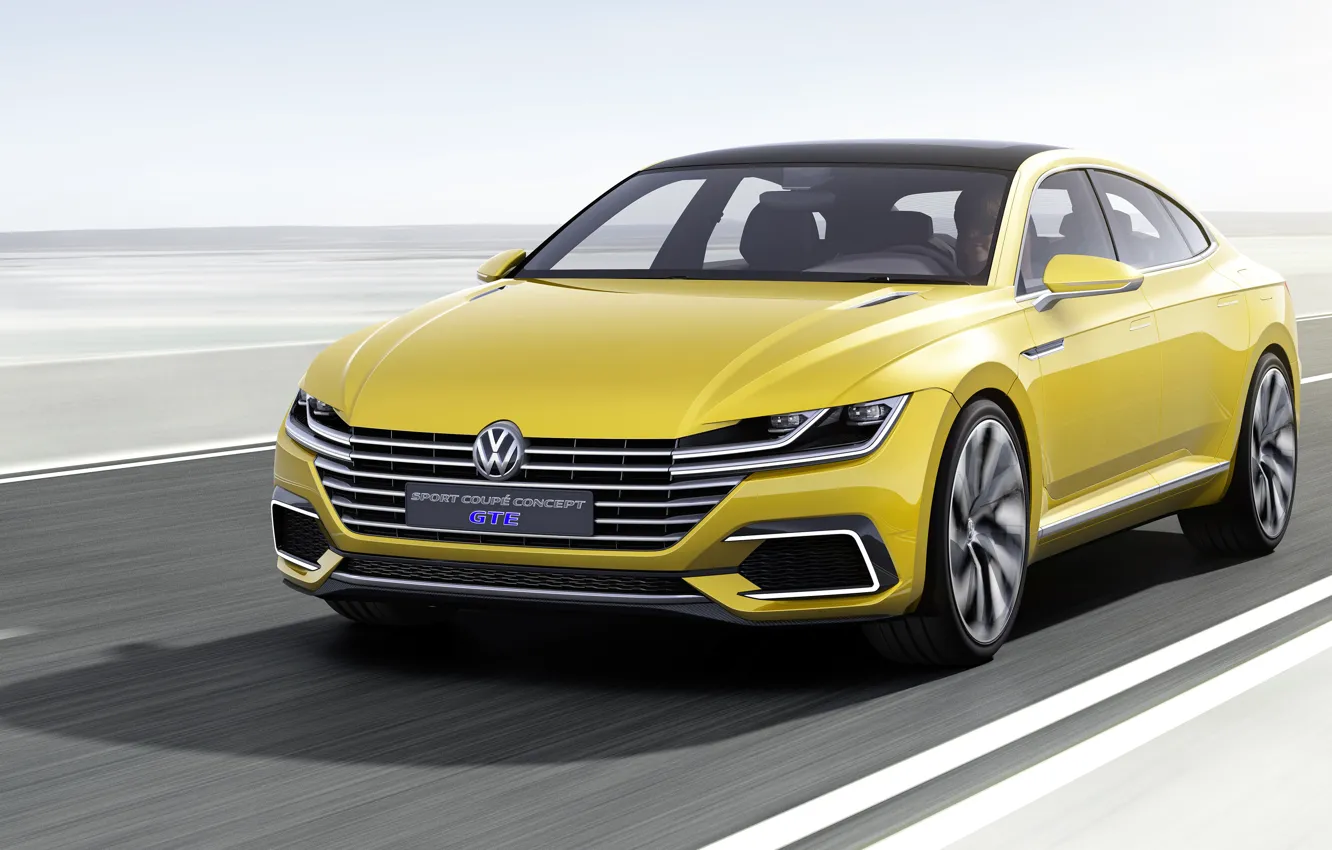 Photo wallpaper Concept, sport, coupe, Volkswagen, Coupe, Volkswagen, Sport, GTE