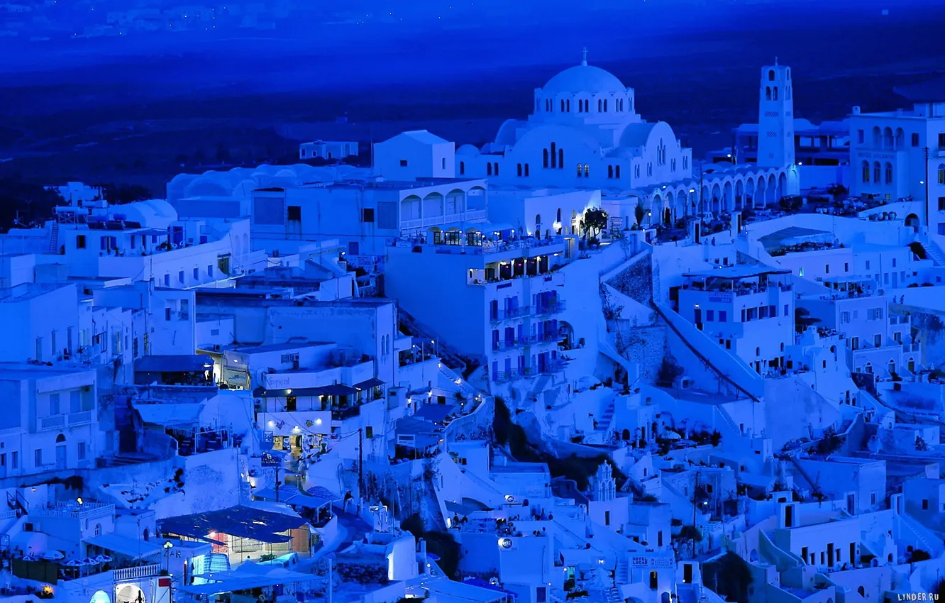 Photo wallpaper white, lights, home