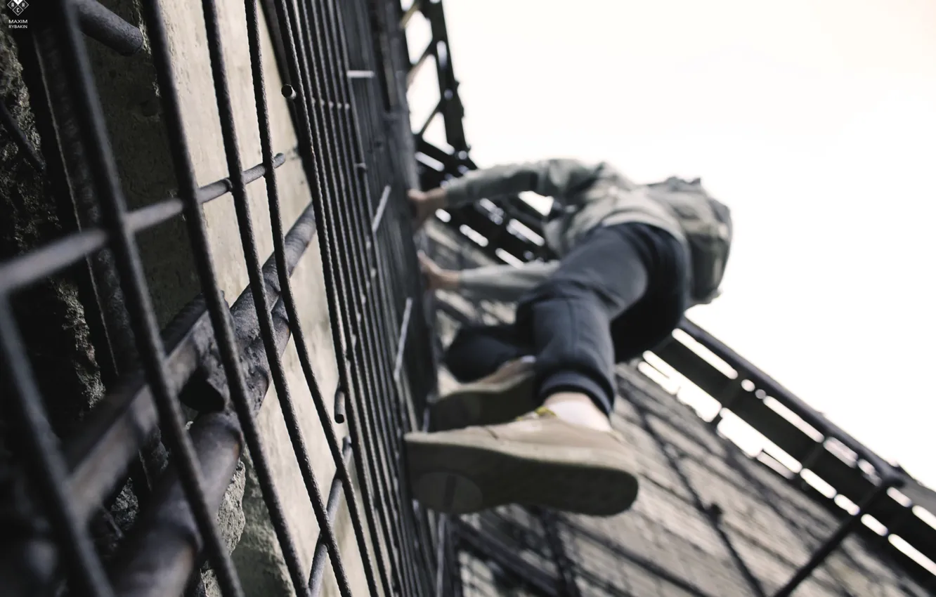 Photo wallpaper people, extreme, extreme, Dangerous, climbing