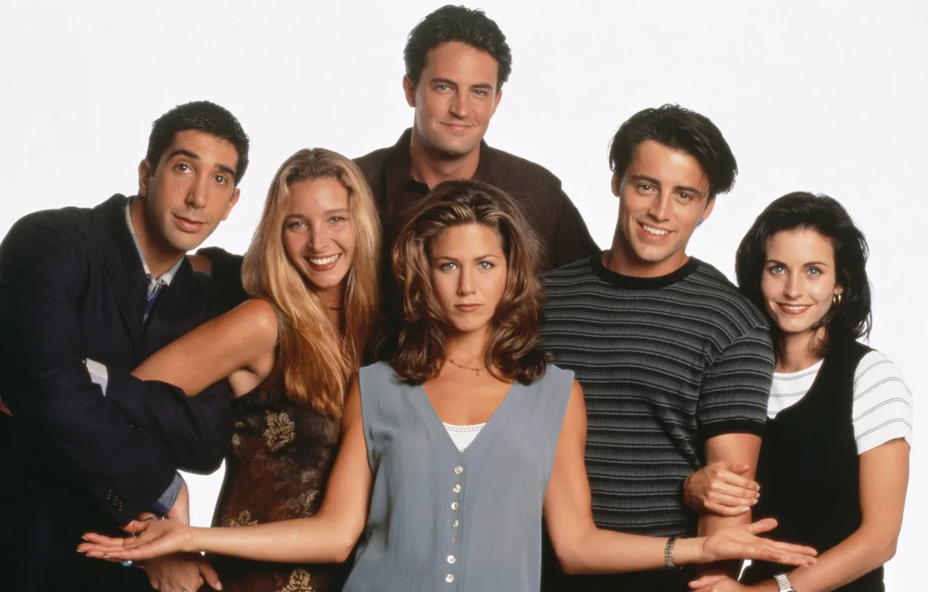 Photo wallpaper the series, Jennifer Aniston, actors, Matthew Perry, characters, Comedy, sitcom, Ross Geller