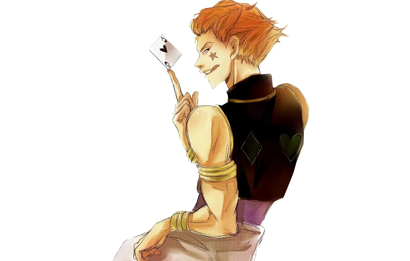 Photo wallpaper map, art, killer, Hunter x Hunter, Hisoka