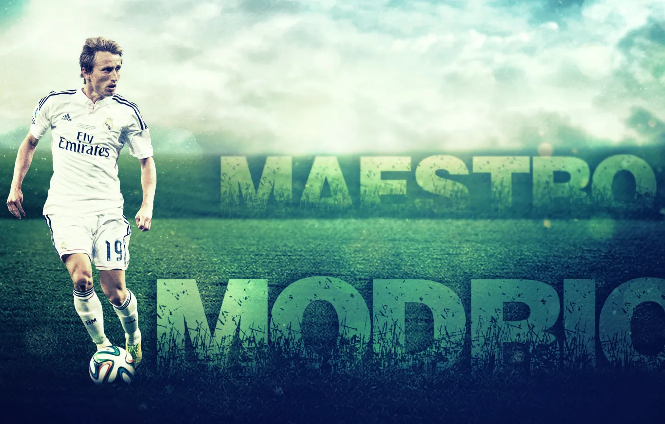 Photo wallpaper wallpaper, football, player, Sport, Luka Modric, Real Madrid CF