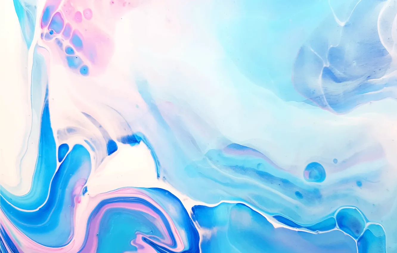 Photo wallpaper white, line, abstraction, strip, blue, paint, color, divorce