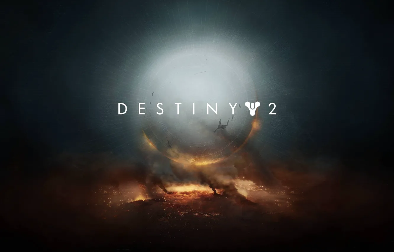 Photo wallpaper logo, game, Destiny, Destiny 2