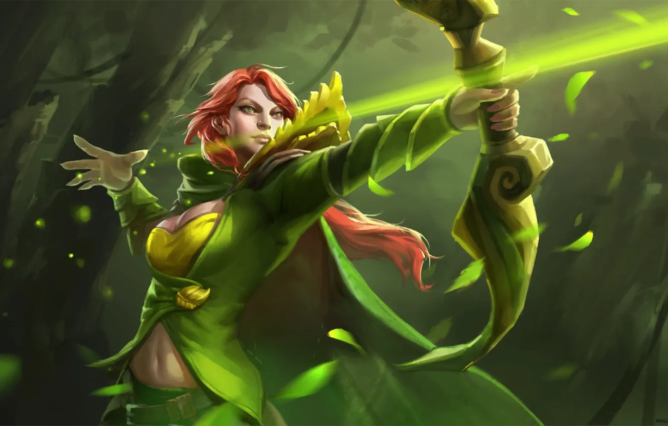 Photo wallpaper Valve, dota 2, windranger, IceFrog