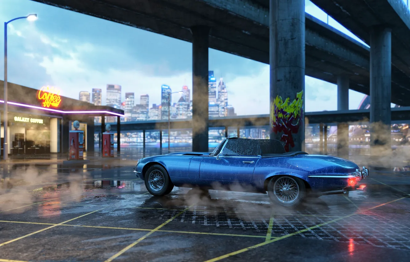 Photo wallpaper machine, auto, rendering, art, render, coffee, Transport & Vehicles, Elyes Bens