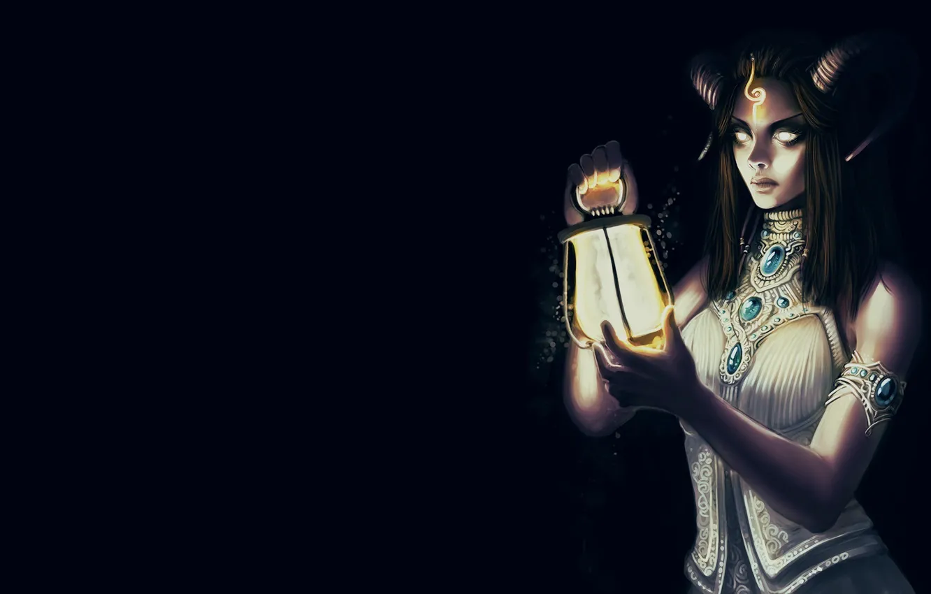 Photo wallpaper look, light, background, fiction, darkness, hair, dress, art