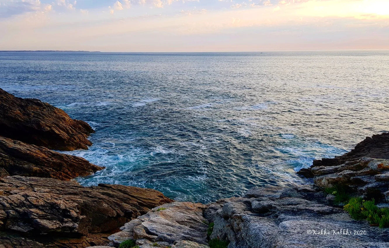 Photo wallpaper ocean, France, Atlantic Ocean, Bretagne