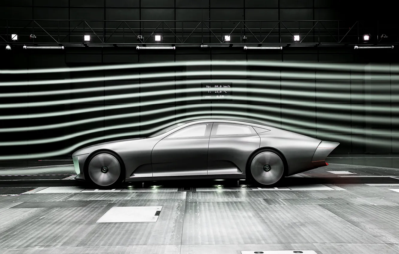 Photo wallpaper aerodynamics, Mercedes-Benz, 2015, Intelligent Aerodynamic Automobile, Concept IAA