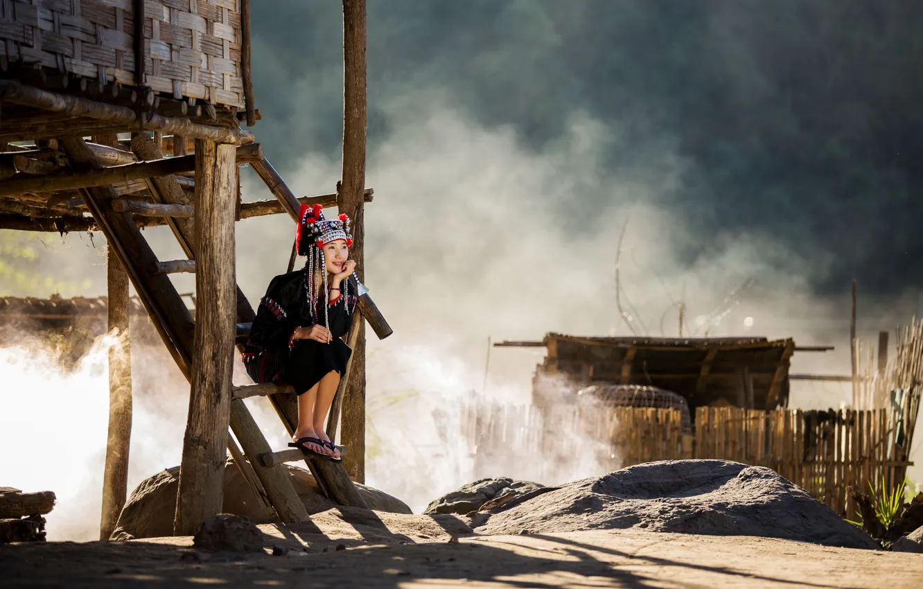 Photo wallpaper model, cute, person, Thai