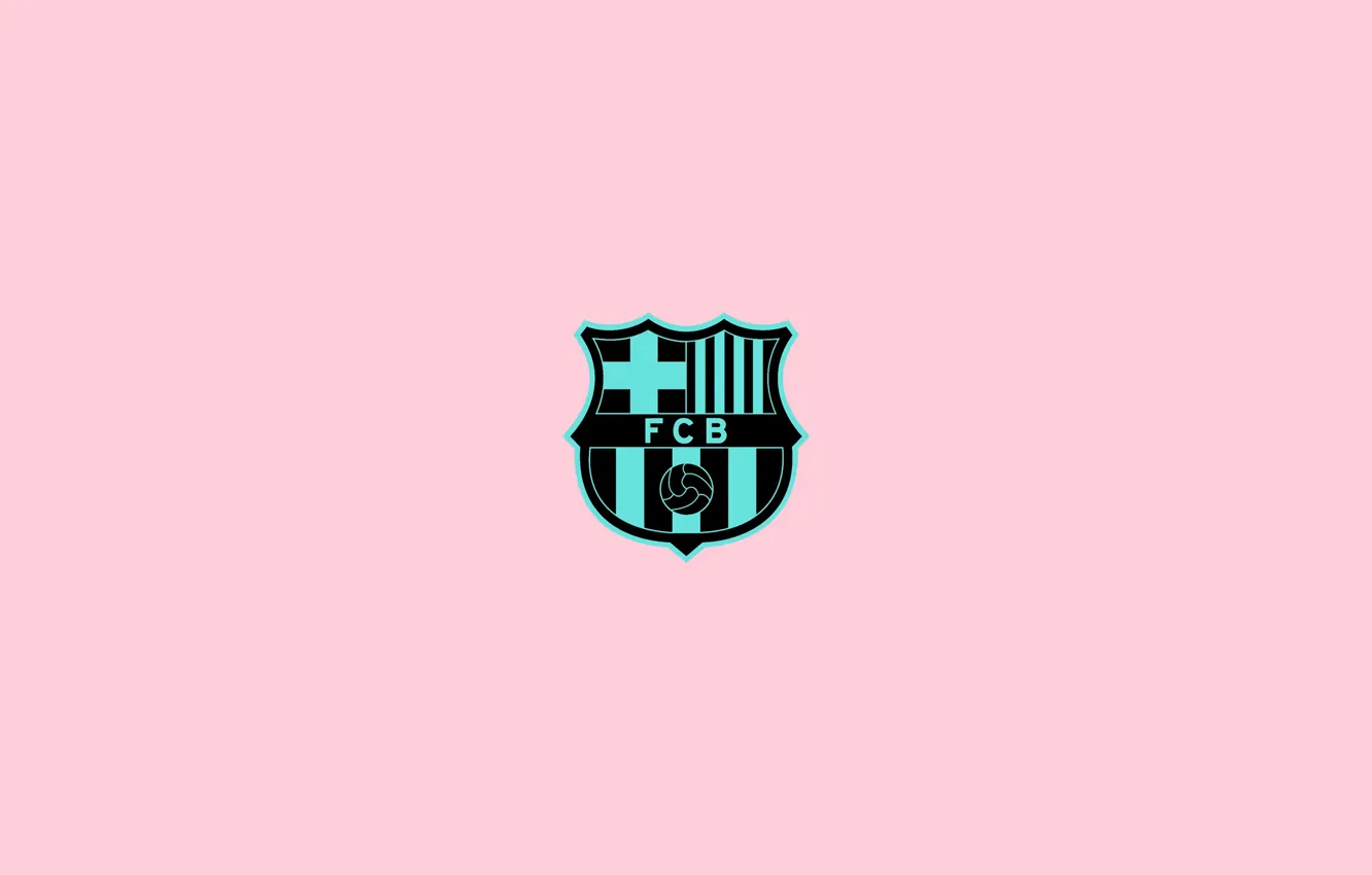 Photo wallpaper logo, emblem, barca, football, soccer, barcelona, fc barcelona