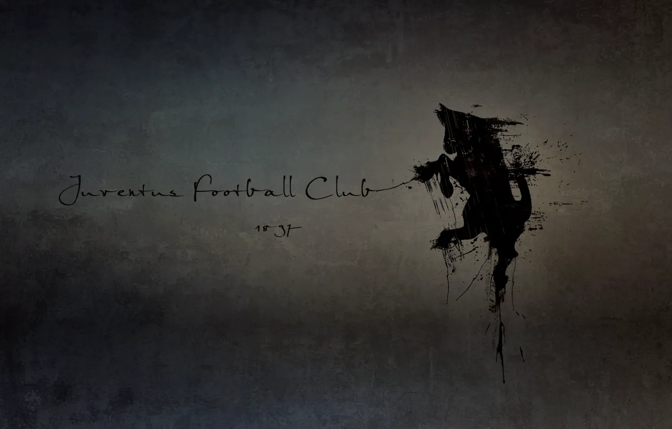 Photo wallpaper Zebra, logo, Juventus, football team