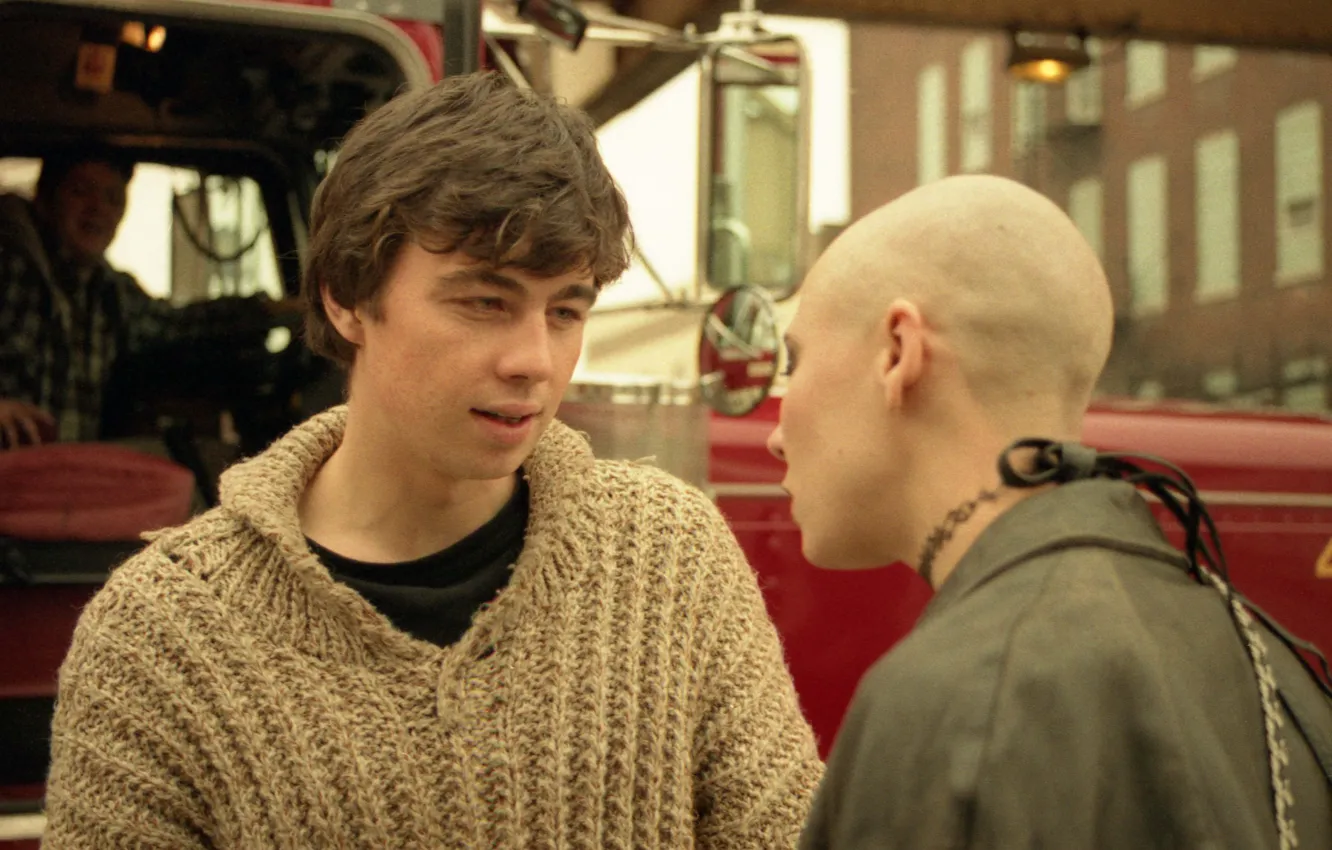 Photo wallpaper Sergei Bodrov ml, Danila Bagrov, Daria Jurgens, "Brother"