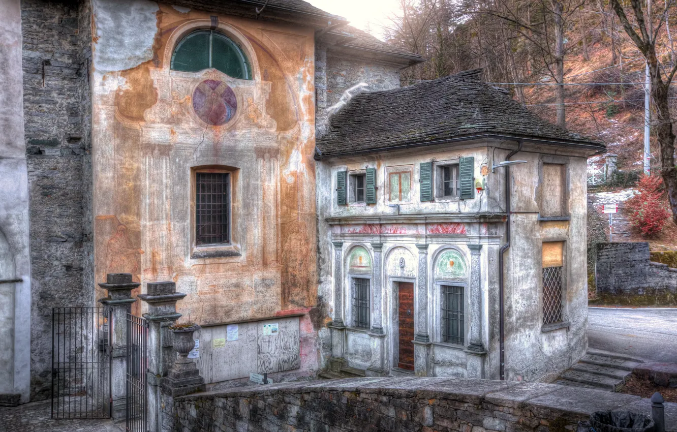Photo wallpaper Italia, Piemonte, Domodossola