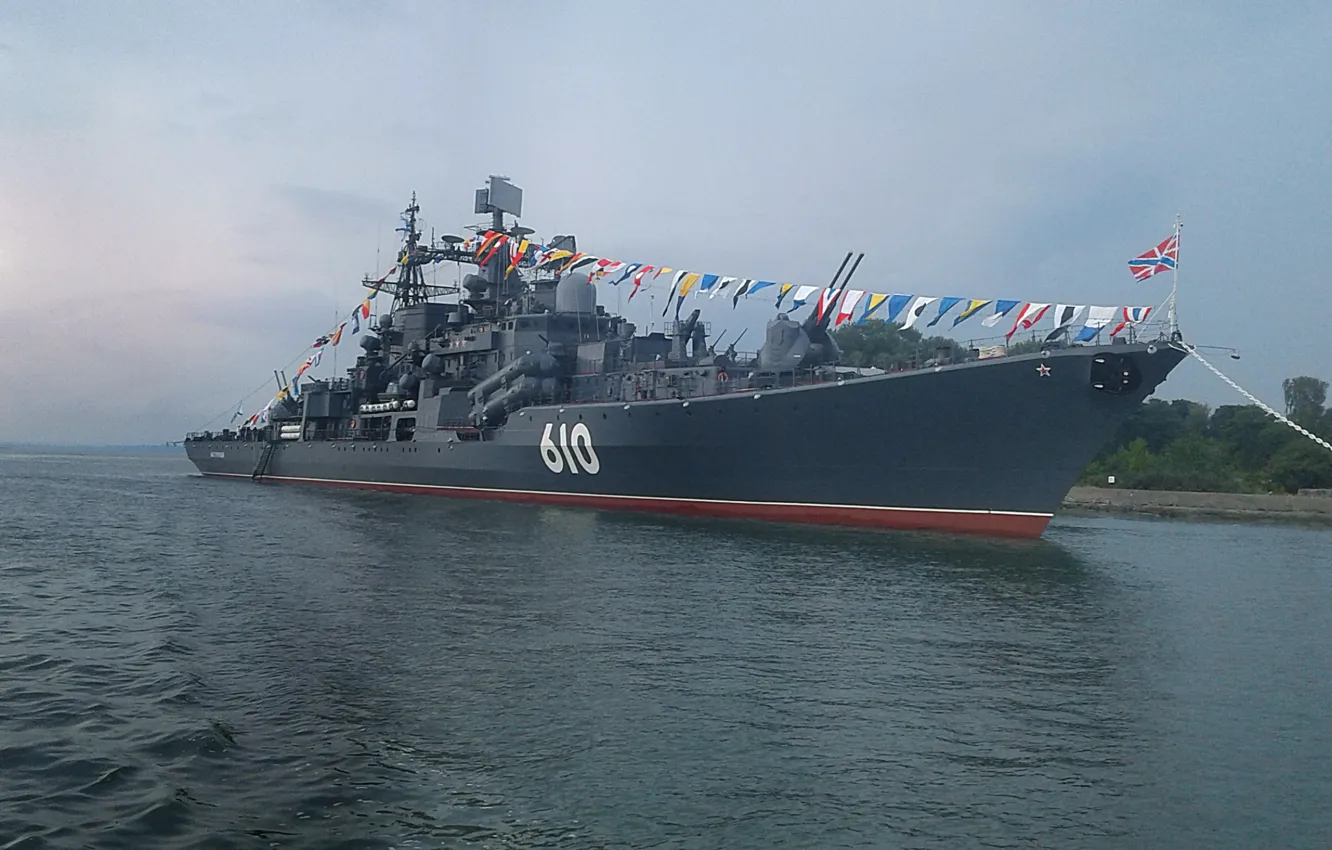 Photo wallpaper squadron, destroyer, the project 956, ustoichivy, cipher Sarich