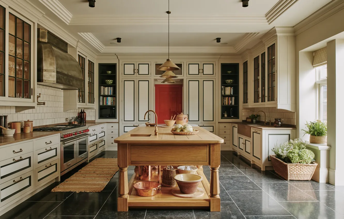 Photo wallpaper design, style, room, kitchen, integer