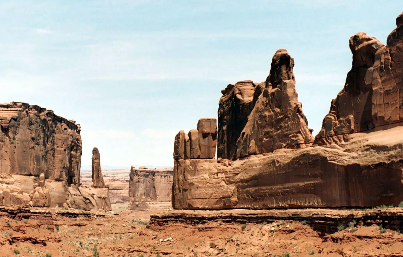 Photo wallpaper USA, Arizona, rocks, Monument Valley