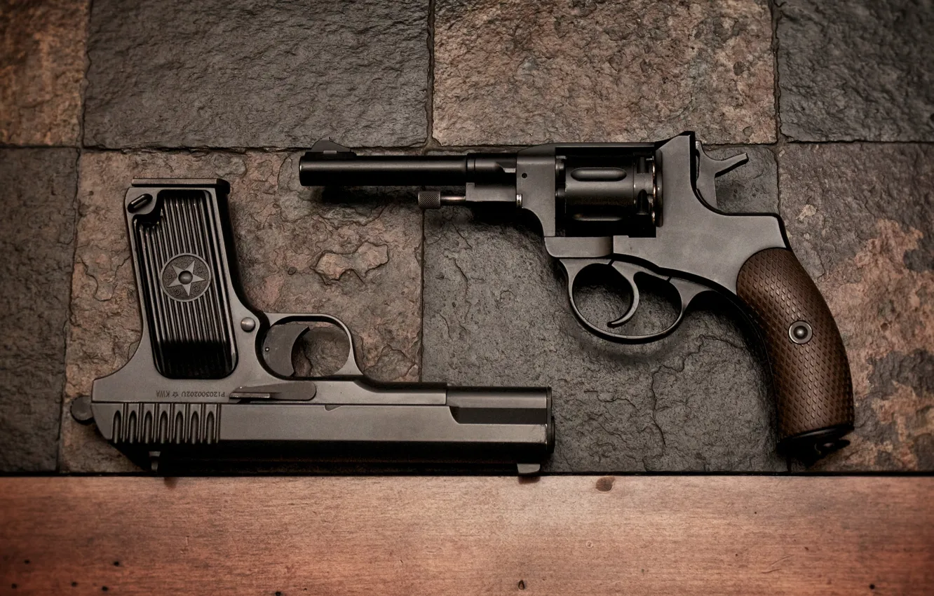 Photo wallpaper gun, weapons, revolver, revolver