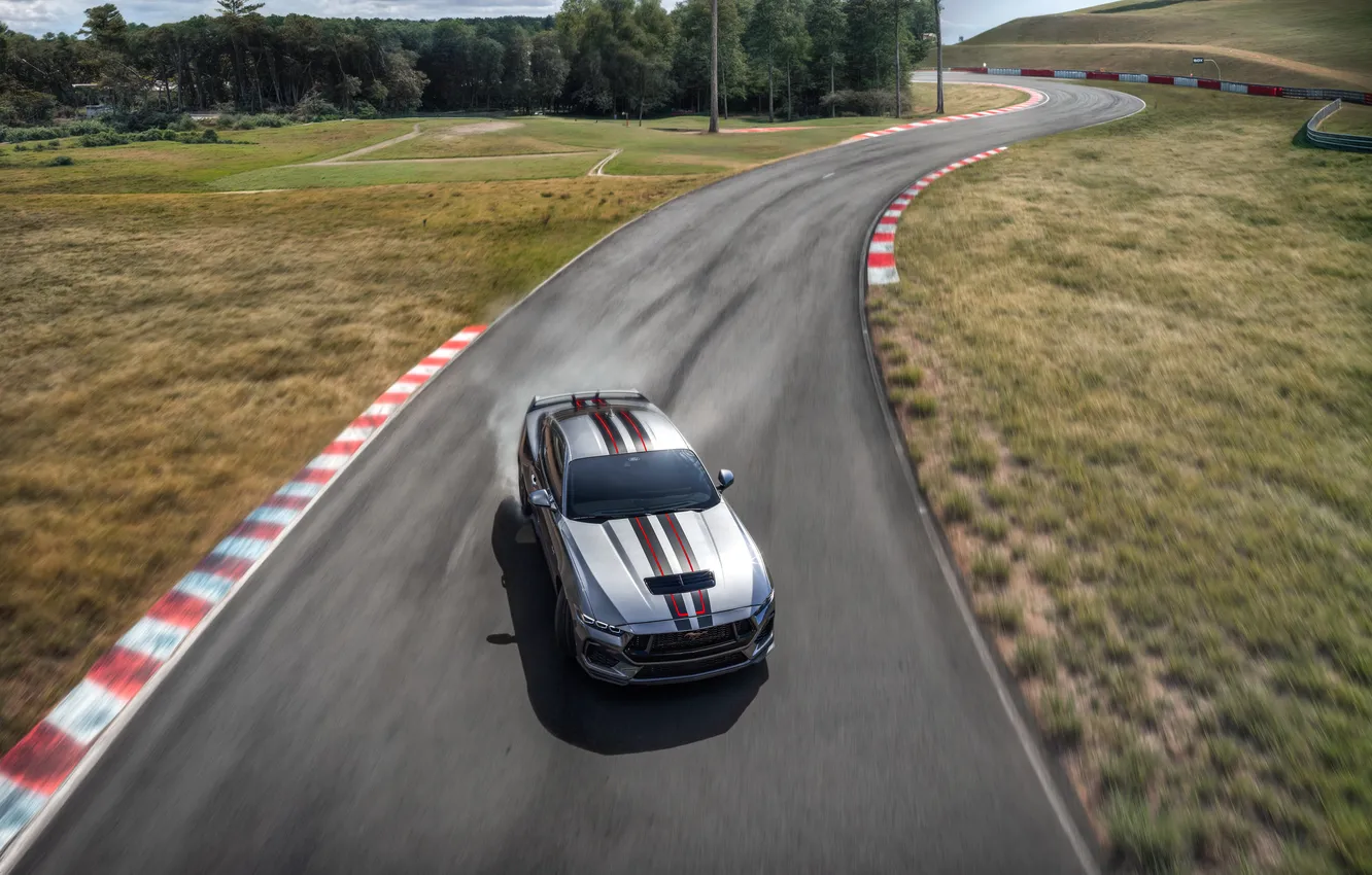 Photo wallpaper Ford, Ford, Brazil, Ford Mustang GT, 2025, 60th Anniversary, Performance Manual, Ford Mustang GT