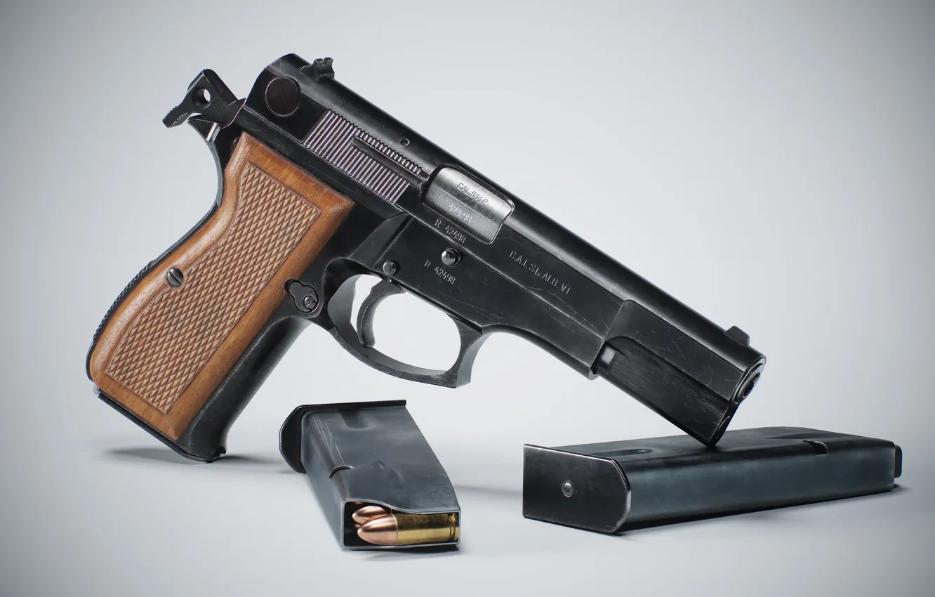 Photo wallpaper Hungary, self-loading pistol, FEG P9RC