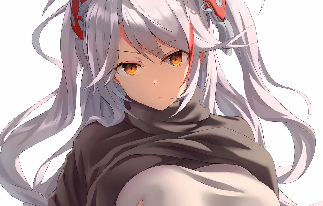 Photo wallpaper girl, sexy, long hair, boobs, anime, beautiful, pretty, breasts