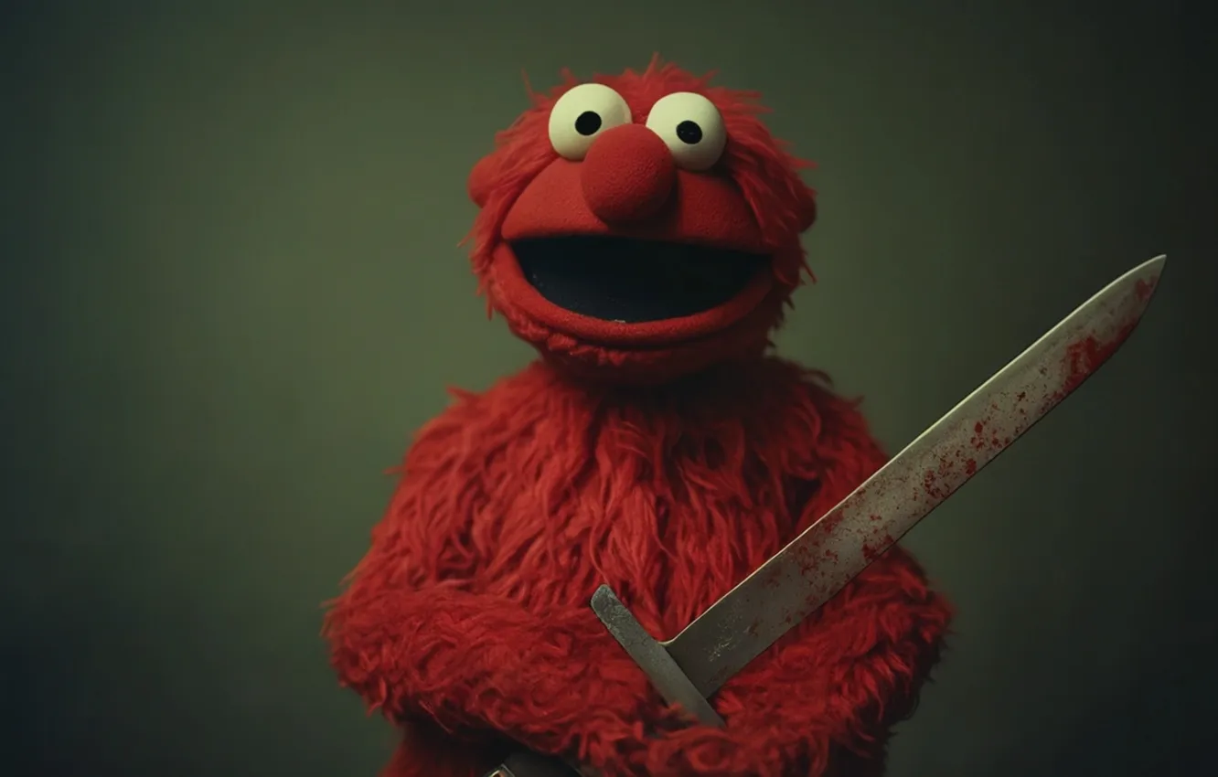 Photo wallpaper background, sword, doll