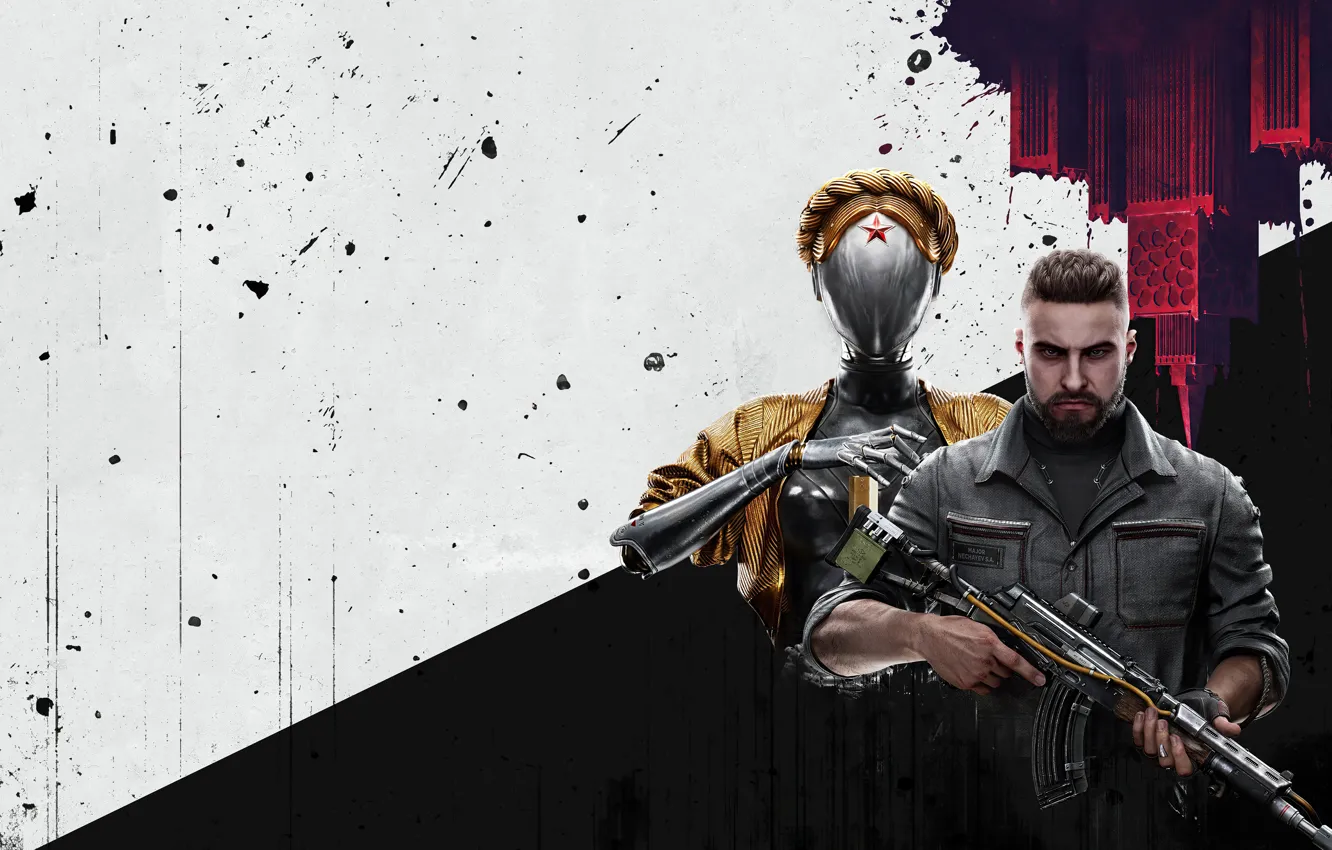 Photo wallpaper the game, USSR, USSR, game, russian, Atomic Heart, Mundfish, Atomic Heart