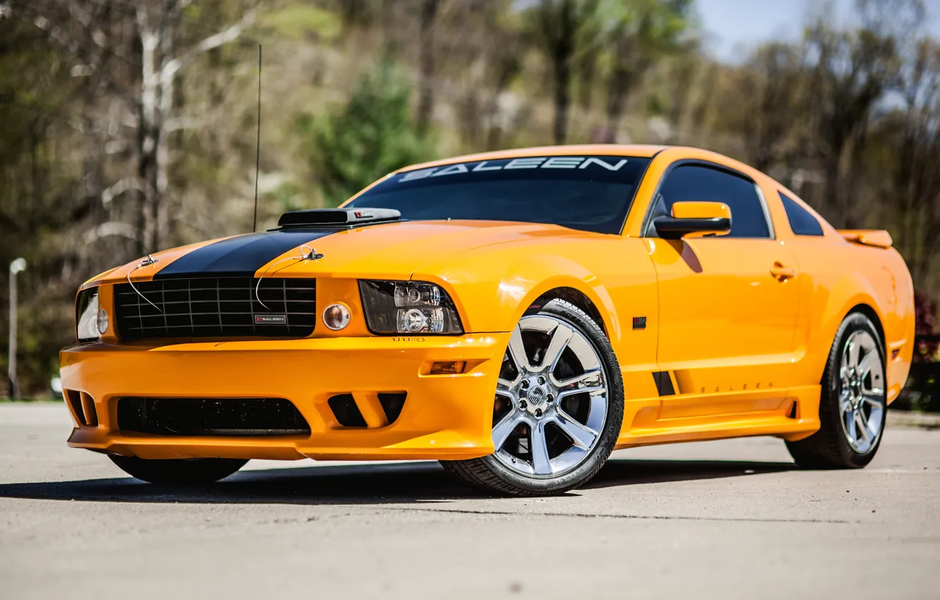 Photo wallpaper Mustang, Ford, 2008, Saleen, S302, extreme