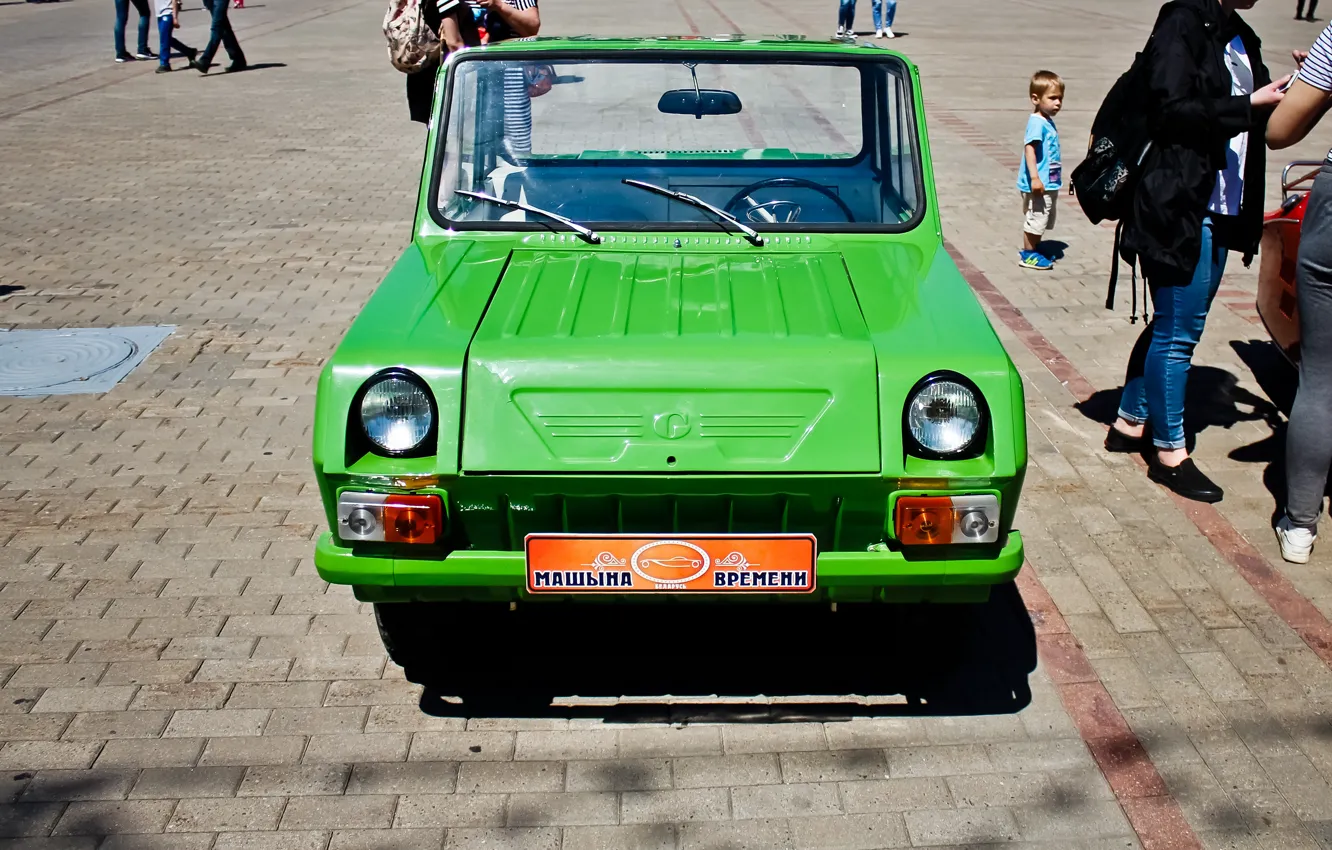 Photo wallpaper USSR, microcar, Helen Keller, SMZ S3D, Invalidka