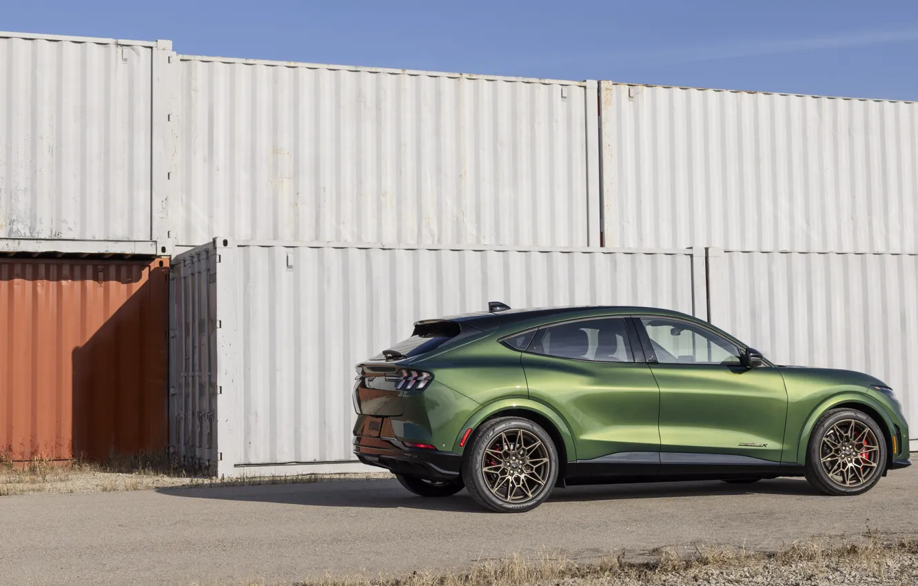 Photo wallpaper Mustang, Ford, Mach-E, Ford Mustang Mach-E GT Bronze Appearance Package