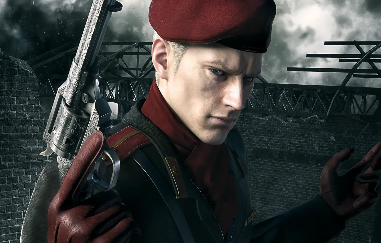 Photo wallpaper gun, game, metal gear solid, weapon, Metal Gear, man, revolver, gloves