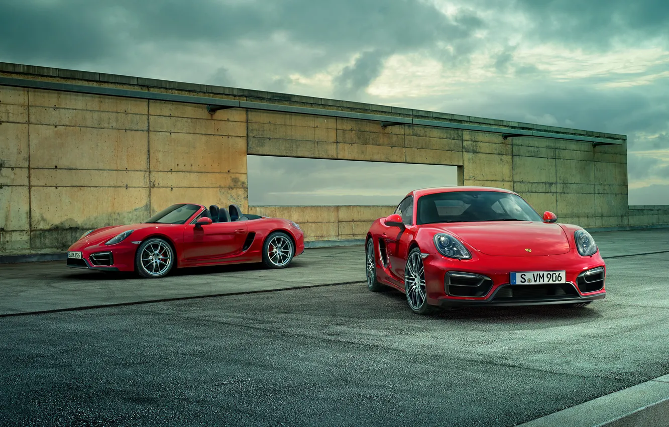 Photo wallpaper Porsche, Boxster, GTS, 2015