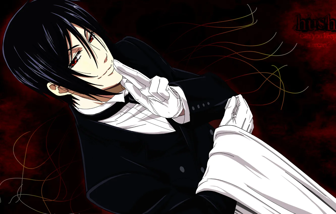 Photo wallpaper anime, art, Dark Butler, Sebastian Michaelis