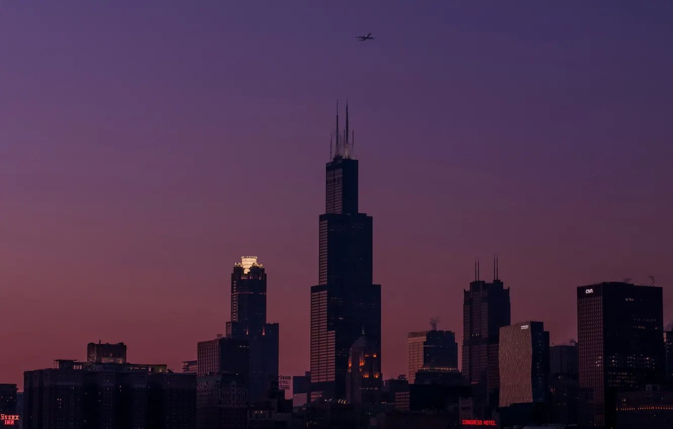 Photo wallpaper United States, Chicago, Illinois, South Loop