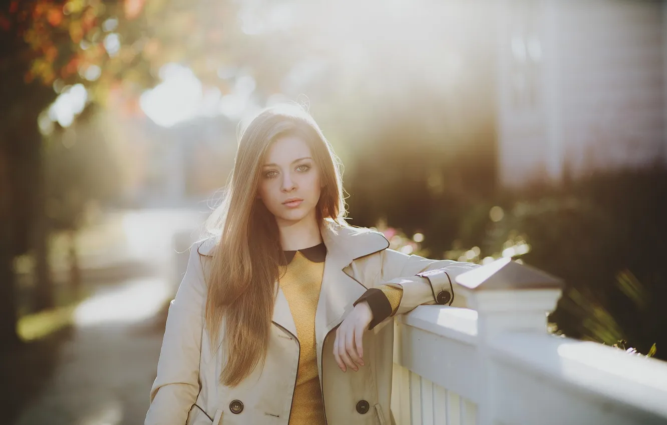 Photo wallpaper look, the sun, lighting, bokeh