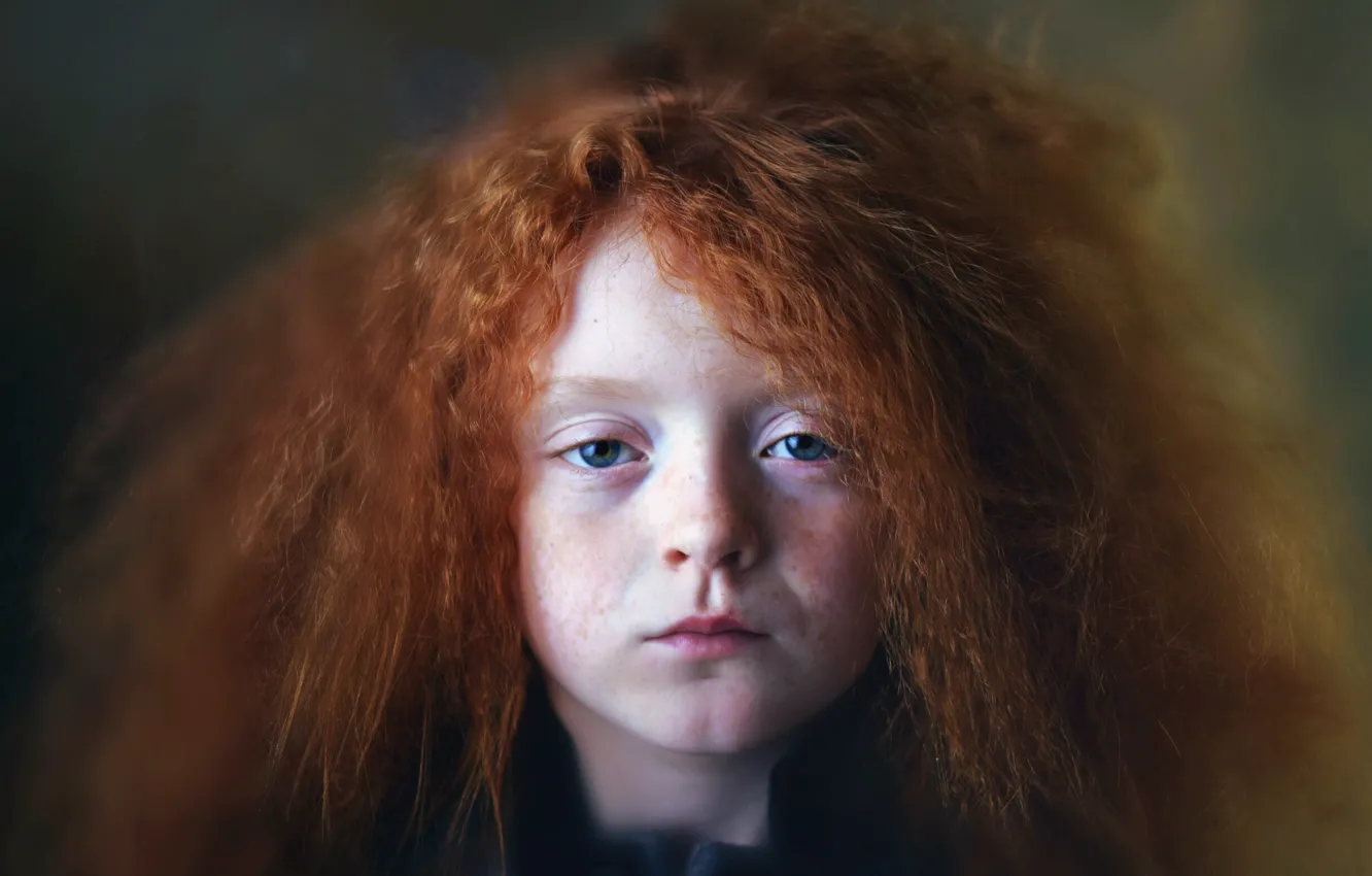 Photo wallpaper look, portrait, girl