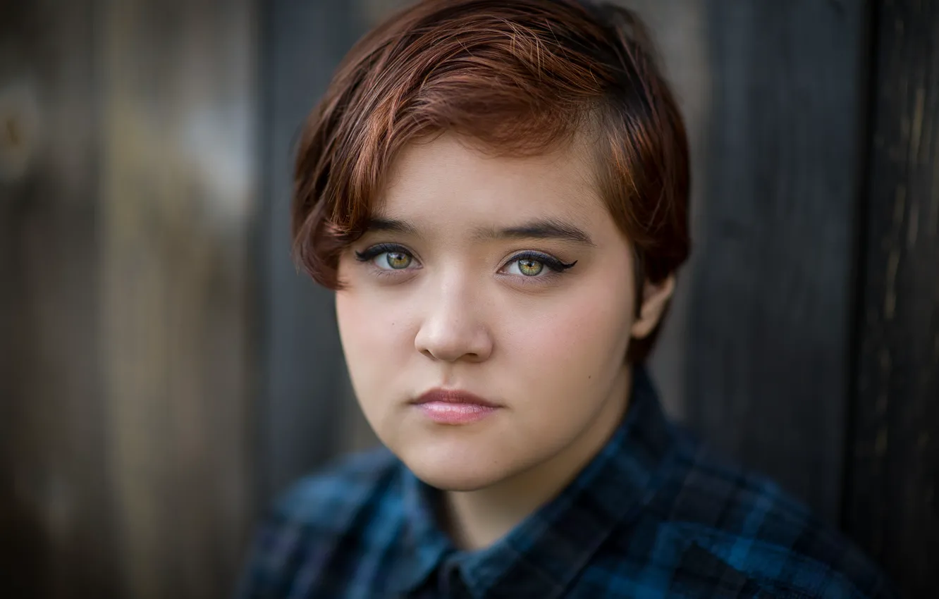 Photo wallpaper look, girl, portrait