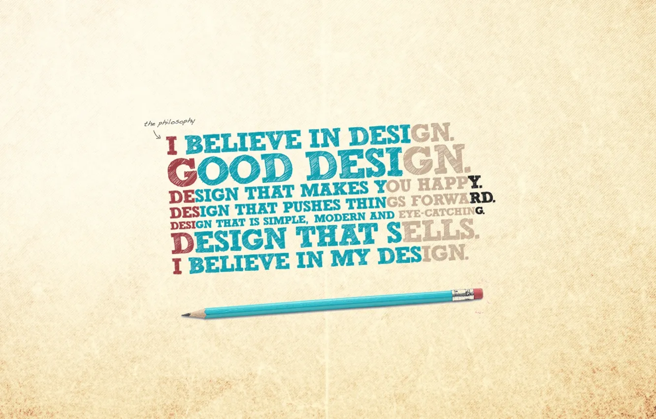 Photo wallpaper creative, background, the inscription, Wallpaper, minimalism, pencils, wallpapers, creative