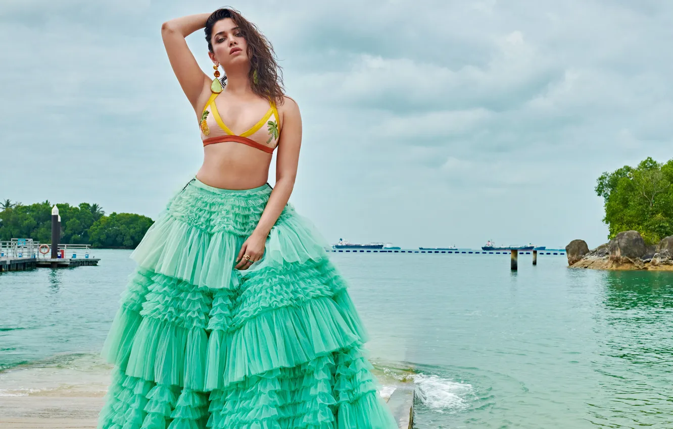 Photo wallpaper girl, hot, sexy, fashion, eyes, smile, beautiful, figure