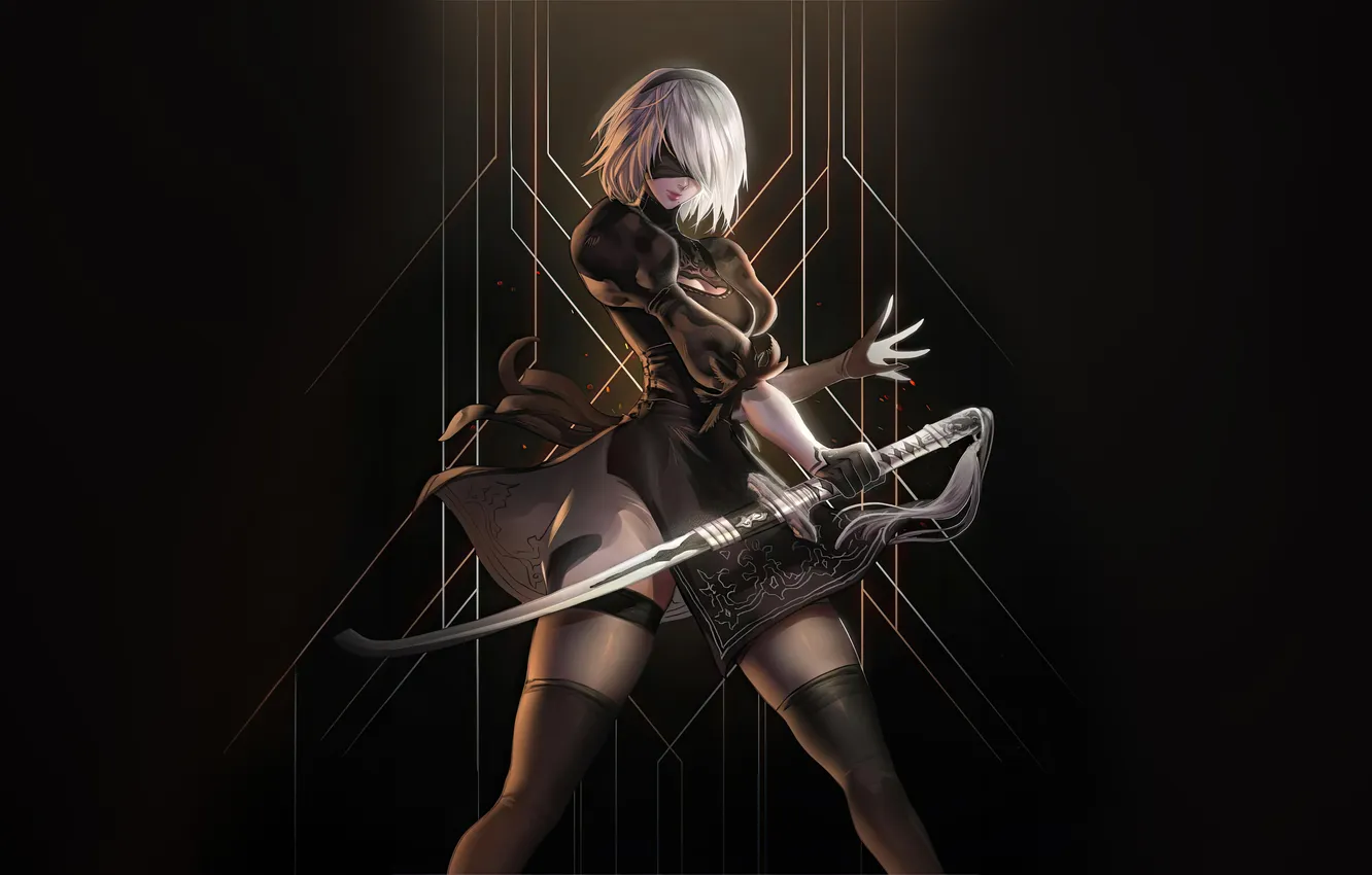 Photo wallpaper games, legacy, 2B NieR Automata