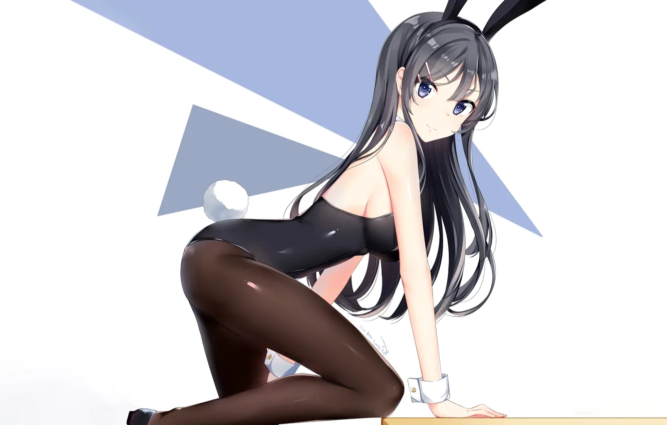 Photo wallpaper girl, sexy, long hair, legs, boobs, sexy girl, anime, beautiful