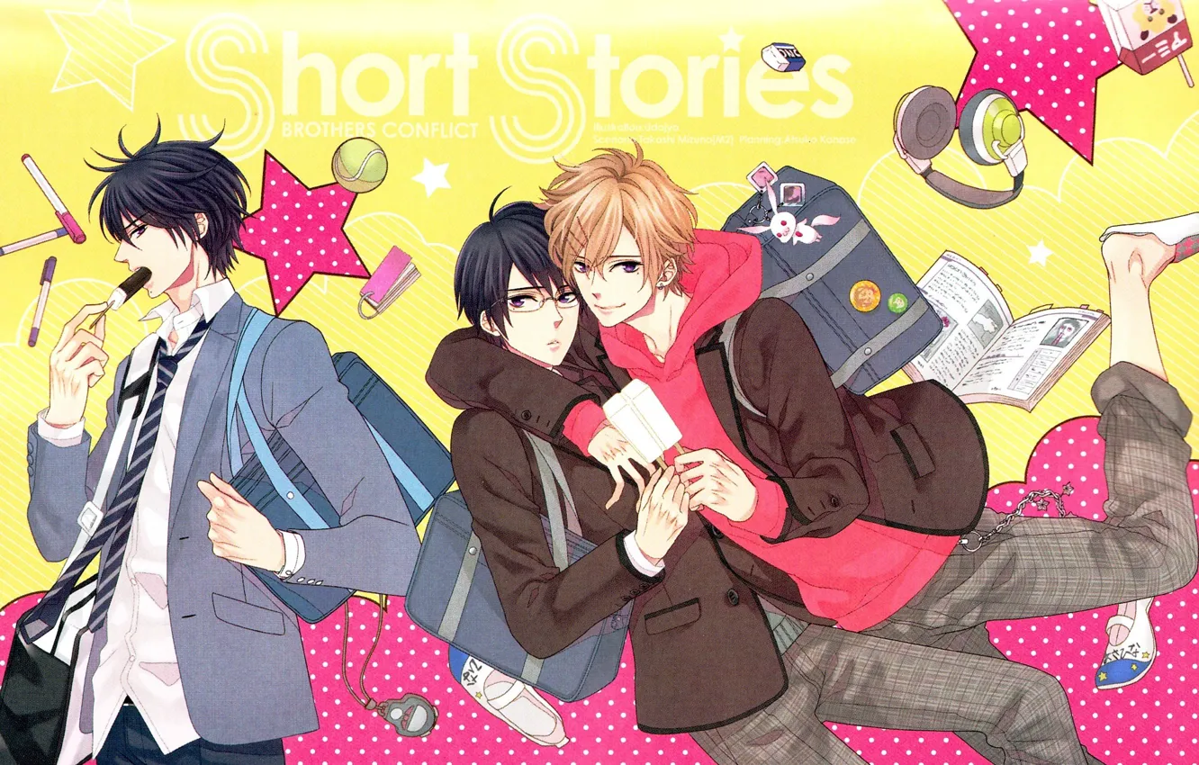 Photo wallpaper anime, art, guys, Brothers Conflict