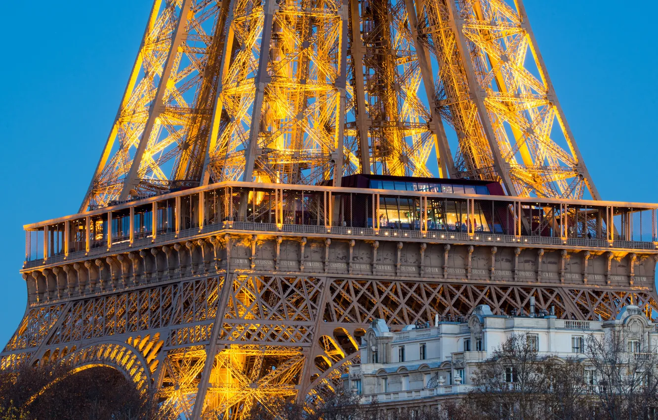 Photo wallpaper France, Paris, Eiffel tower