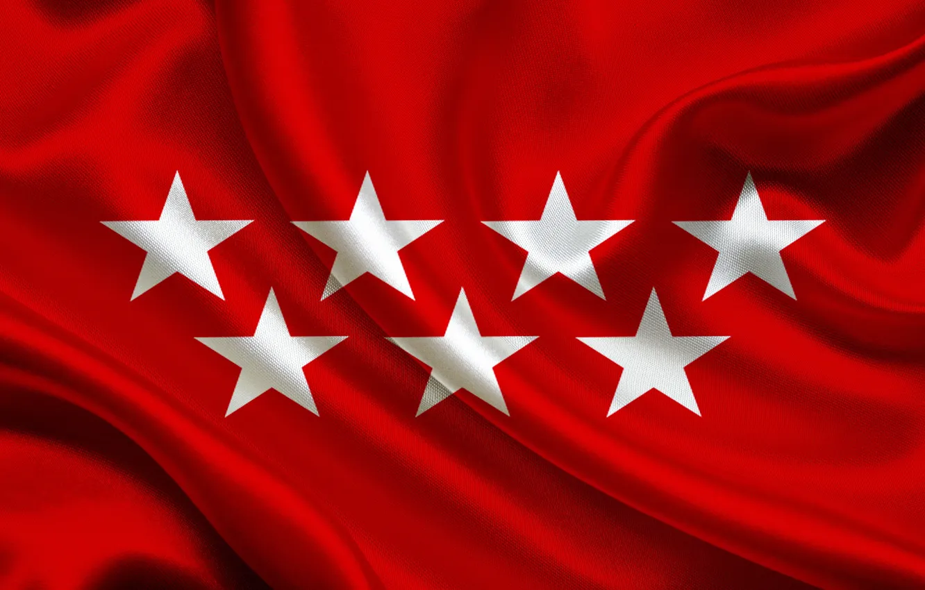 Photo wallpaper flag, Madrid