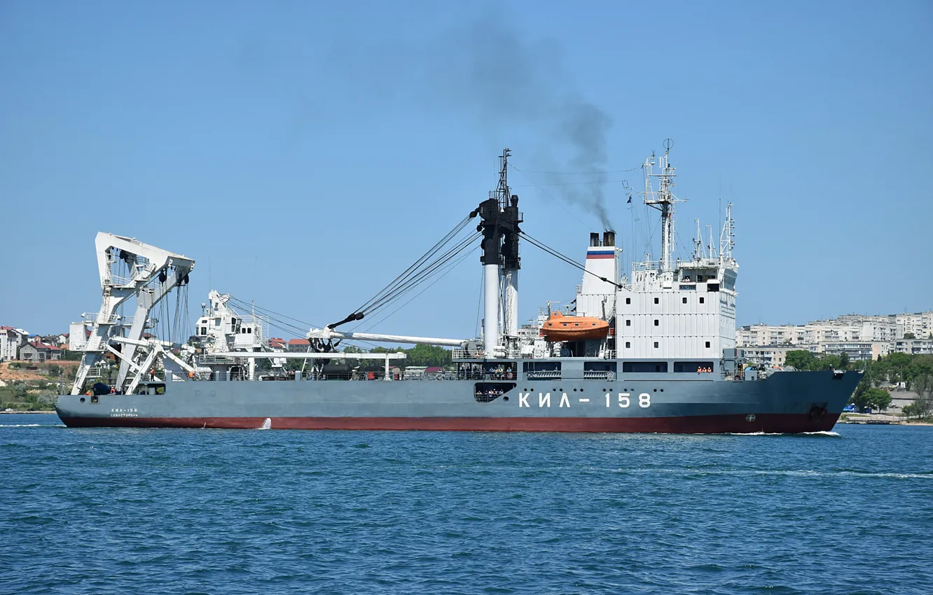 Photo wallpaper ship, the black sea, cable layer