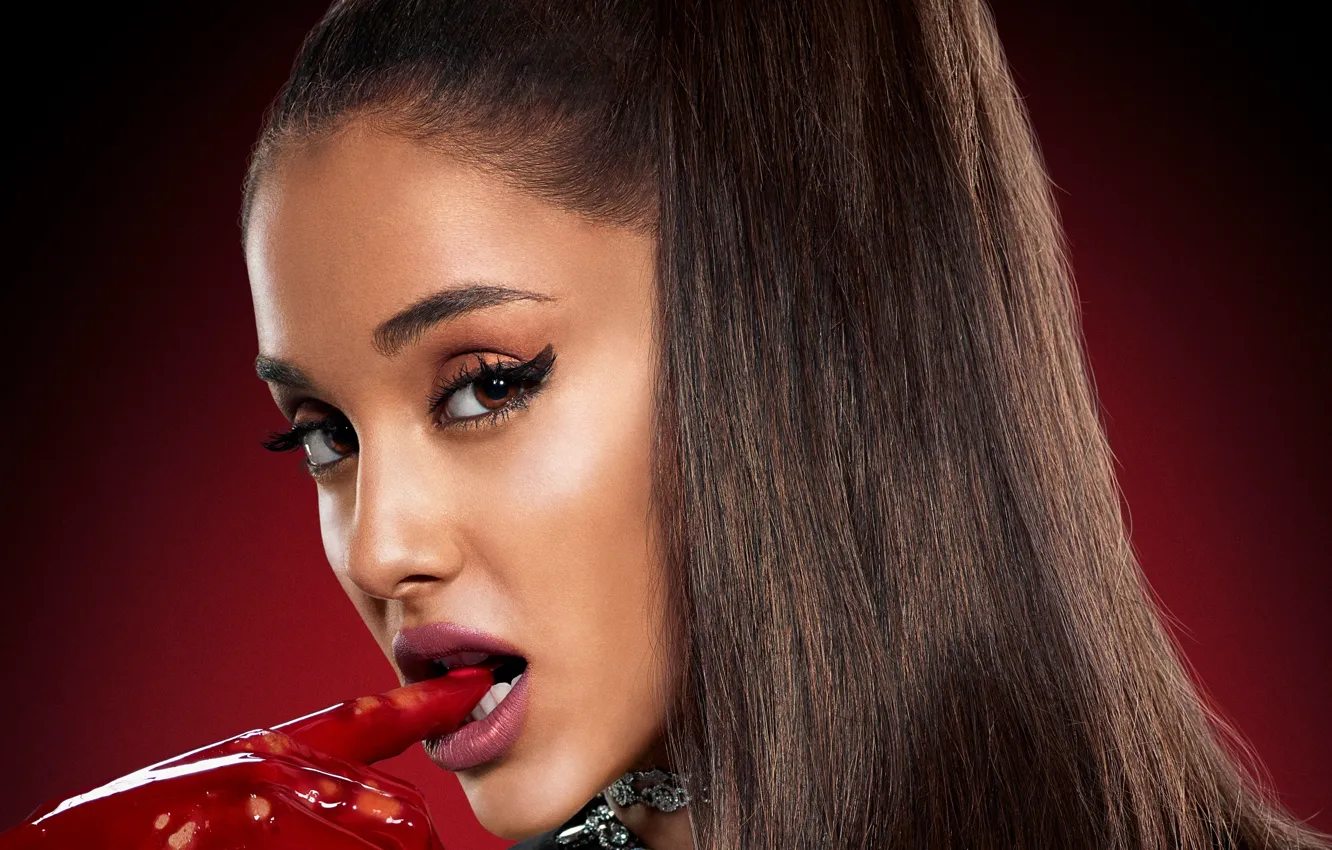 Photo wallpaper look, actress, singer, Ariana Grande, Ariana Grande