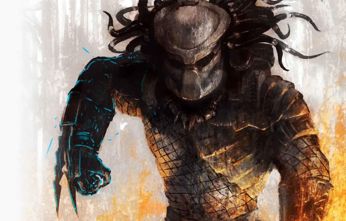 Photo wallpaper figure, color, predator